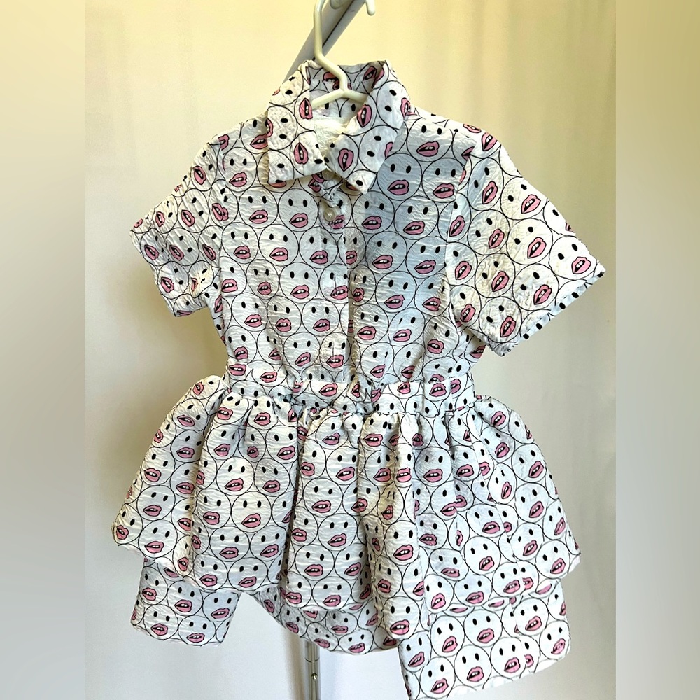 Caroline bosmans tired skirt dress, girls size 4.